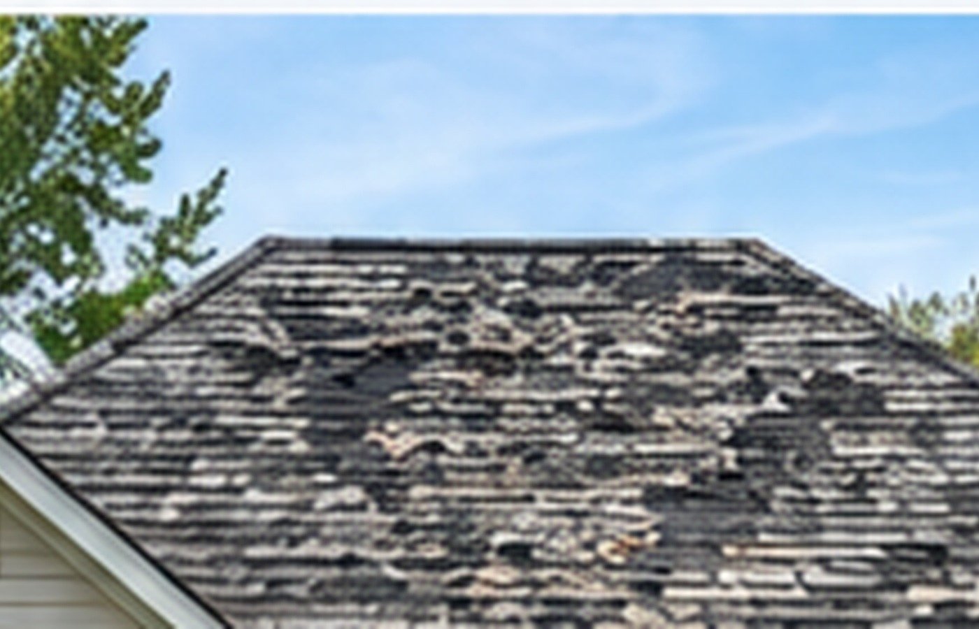 Roof before replacement