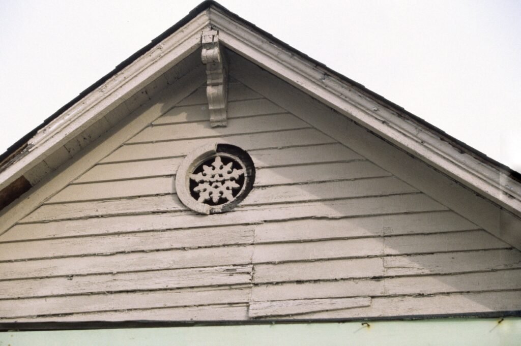 Gable attic vent on an Indianapolis house